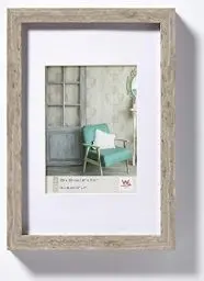 Produktbild: walther design Bilderrahmen grau 15 x 20 cm Stockholm Holzrahmen EA520D