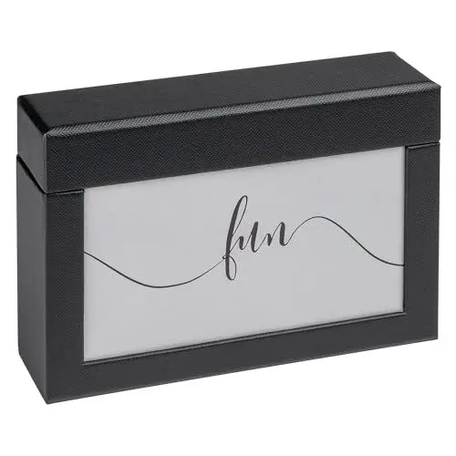 Produktbild: walther design Aufbewahrungsbox für 100 Fotos 10x15 cm, schwarz, FB-116-B, Fotobox Fun
