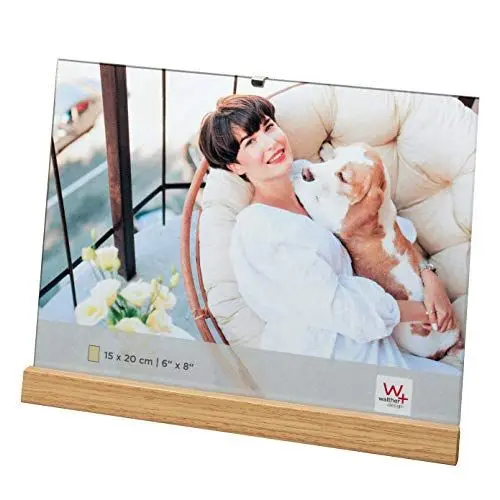 Produktbild: walther design Bilderrahmen natur 13 x 18 cm Holz-Portraitrahmen, Querformat Simplicity YQ318H