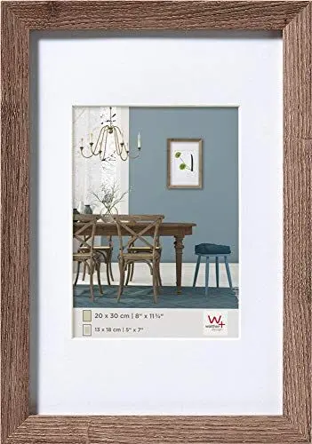 Produktbild: walther design EF030N Fiorito Holzrahmen 20x30 cm, nussbaum