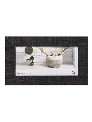 Produktbild: walther design Bilderrahmen schwarz 10 x 20 cm Home Holzrahmen HO120B