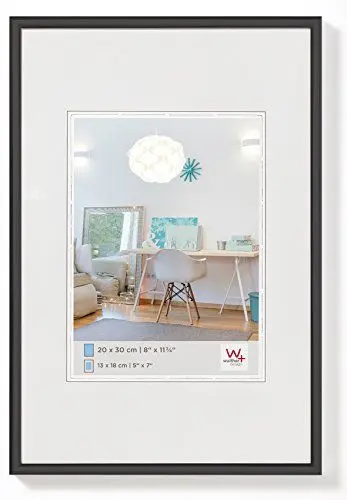 Produktbild: walther design Bilderrahmen schwarz 20 x 30 cm 3er Pack, New Lifestyle Kunststoffrahmen KV030B3