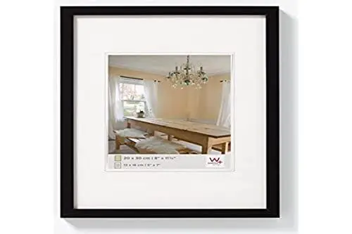 Produktbild: walther design Bilderrahmen schwarz 29,7 x 42 cm (DIN A3) Peppers Holzrahmen BP342B