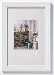 Produktbild: walther design Bilderrahmen weiss 15 x 20 cm Grado Holzrahmen HI520W, Weiß