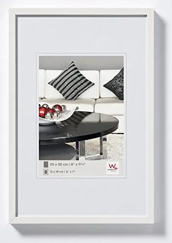 Produktbild: walther design Bilderrahmen weiss 59,4 x 84 cm (DIN A1)Aluminium Chair Alurahmen AJ684W, Weiß