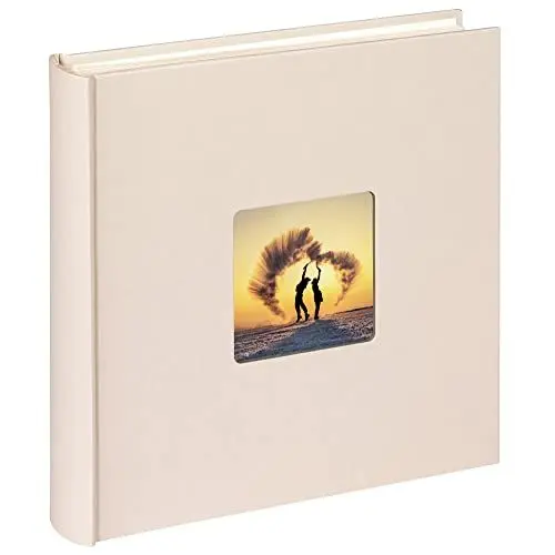 Produktbild: walther design Fotoalbum chamois 30 x 30 cm mit Cover-Ausstanzung, Fun FA-208-W