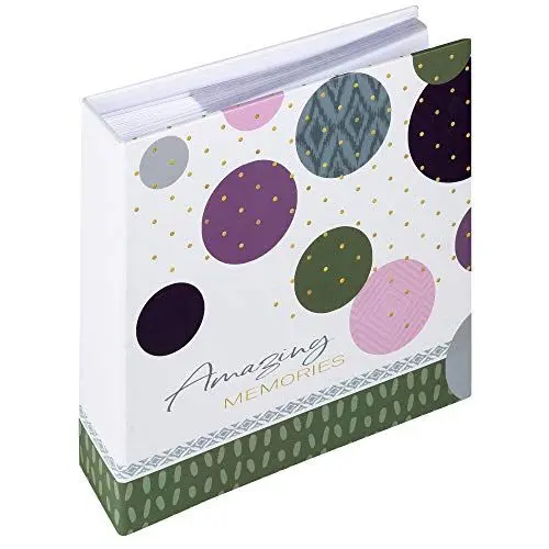 Produktbild: walther design Fotoalbum grün 200 Fotos 9 x 13 cm Memo-Einsteckalbum Amazing Memories ME-485-A