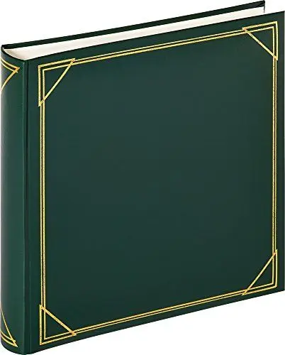 Produktbild: walther design Fotoalbum grün 30 x 30 cm Kunstleder mit Prägung, Standard Album MX-200-A