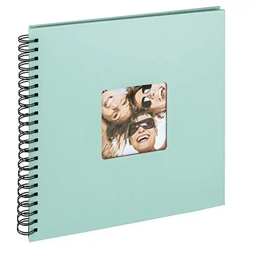 Produktbild: walther design Fotoalbum mintgrün 30 x 30 cm Spiralalbum mit Cover-Ausstanzung, Fun SA-110-A