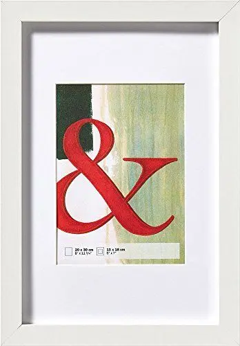 Produktbild: walther design Bilderrahmen weiss 13 x 18 cm Stockholm EA318W