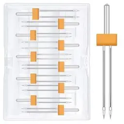 Produktbild: Wamkon 50 Stücke Nähmaschine Nadel Set, 5 Größen 70/9, 80/11, 80/12, 90/14, 100/16 Nähen Maschine Nadel, Universal Nähmaschine Nadeln Set für Haushalt Nähen (10 Größe)