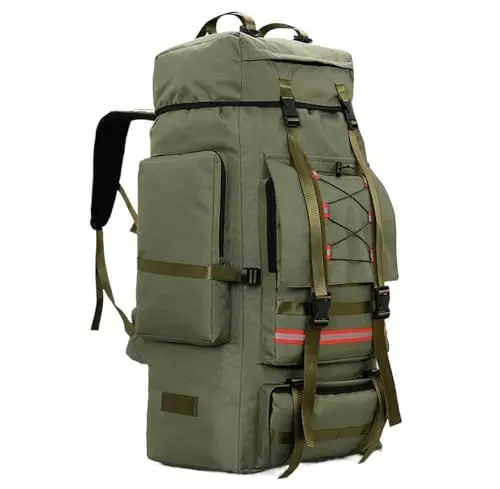 Produktbild: Wanderrucksack Reiserucksack 130L Große Kapazität Camping Wandern Männer, Extra Überleben Rucksack Trekkingrucksack(C)