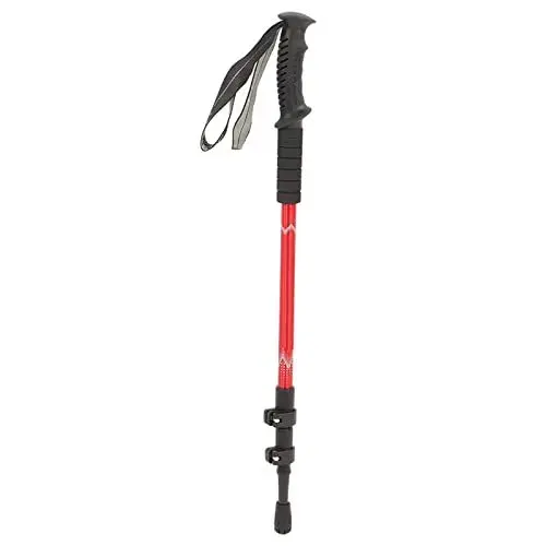 Produktbild: Wanderstöcke, zusammenklappbar, Trekkingstöcke, Gehstock, ergonomisch, verstellbar, gerades Gehen, Wanderstöcke mit Zubehör für Outdoor-Klettern, Damen und Herren