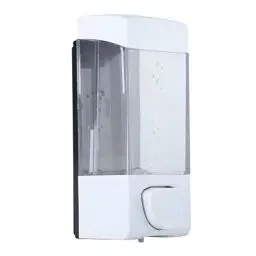 Produktbild: Redxiao Wandhalterung Seifenspender, 350 ml, Manuelle Kunststoffseife Flüssige Lotion Shampoo Spender, Wandmontage, 6,89 x 2,48 x 3,07 Zoll, Mit Schraubenzubehör für Badezimmer, Küche, Ho