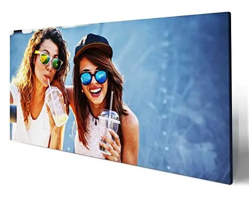 Produktbild: wandmotiv24 Leinwandbild - Foto auf Leinwand mit Online-Vorschau - personalisierte Wanddeko - Bild mit Wunschmotiv - Fotogeschenk - 100x50 cm