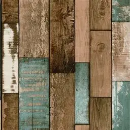 Produktbild: Wandtapete Holz Möbelaufkleber Selbstklebend Holzoptik Tapete Möbelfolie Vinyl Wasserdicht 44.5 x 300 cm Dekofolie Folie für Möbel Schränke Küchenschränke Küchenfronten Tisch