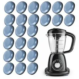 Produktbild: Wanmu 24 Stück Gleitbrett Unsichtbares Gleiter Selbstklebend kompatibel für Kaffeemaschine Mixer Küchenmaschine Heißluftfritteuse Brotmaschine Kaffeevollautomaten