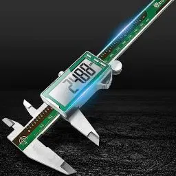 Produktbild: Wanoore Digitaler Messschieber, 150mm/6 Zoll Präzision Schublehre Digital Edelstahl, Industrielle Messwerkzeuge großem LCD-Display Digital Caliper Tiefenmesser für Außen- Innen- Stufen und Tiefenmaß