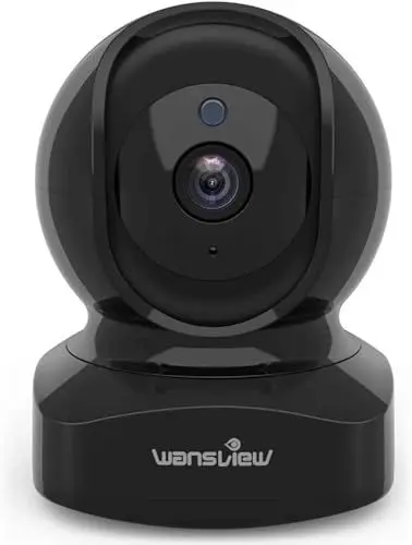 Produktbild: wansview 2K Hundekamera mit app - 2,4Ghz WLAN Überwachungskamera innen, Haustierkamera mit app Hundekamera Nachtsicht, Haustierkamera Bewegungserkennung, 2-Wege-Audio, kompatibel mit Alexa, Q5
