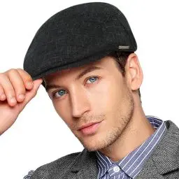Produktbild: Wantonfy Barett Cap Herren Schiebermütze chirmmütze Gatsby Schirmmütze Newsboy Flat Cap Baskenmütze 1920 Stil Gatsby Kostüm Accessoires