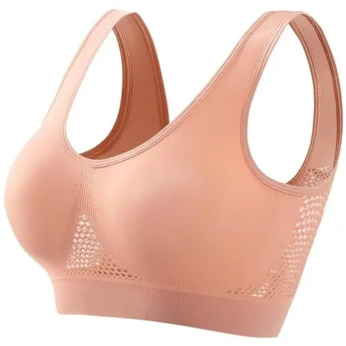 Produktbild: Warehouse Deal Damen-BHS Push Up Bralettes Ohne BüGel Soft Sport BH Starker Halt Nahtloser BH GroßE GrößEn V-Ausschnitt Bralette Black of Friday