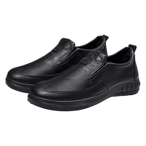 Produktbild: Warehouse Deal Retourenware Herren Mokassins Lederschuhe Loafers Slip On Fahren Schuhe Leicht Weich Business Schuhe Bootsschuhe Handgefertigt Fahren Klassische Derby Oxford Penny Bequemschuhe