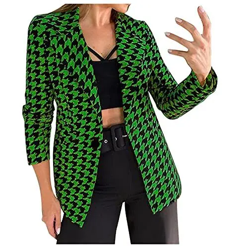Produktbild: Warehouse Deal, Winterjacke Damen Lang Sale, Fleecejacke Damen Herbstjacke Button Langarm Slim Suit Temperament Cardigan Coat Für Daliy Work Pullover Damen Wickeloptik, Ladies Jacket Winter Sale