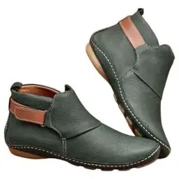 Produktbild: meine bestellungen anzeigen Stiefeletten Damen Unisex Flach Runde Zehe Cowboystiefel Damen Chelsea Mit Rutschfest Sohle Stylisch blitzangebote blitzangebote des tages