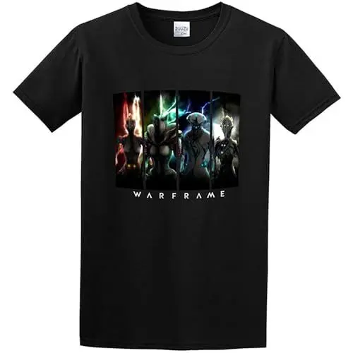 Produktbild: Warframe Design Men's Cotton Shirt Tee Black XXXL