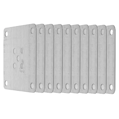 Produktbild: Warmhm Eisen-montageplatten Für Sofabeine 10er-Set Modernes Design Stabile Möbelverbinder