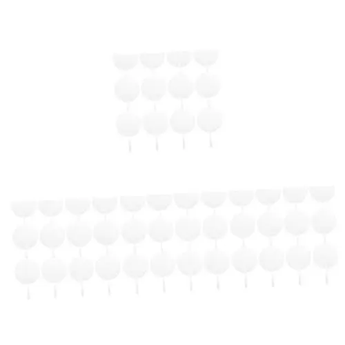 Produktbild: Warmhm 120 STK Transparenter Fächer Handventilator Malfächer Für Heimwerker Sublimationsventilatoren Leer Fans Von Hochzeitsprogrammen Kirchenfächer Handheld Blanko-malerei-Fans PVC