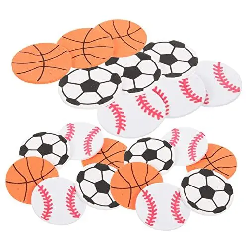 Produktbild: Warmhm 150 Blatt Aufkleber Für Sportbälle Sportball-musteraufkleber Selbstklebende Kindersticker Selbstklebende Aufkleber Fensteraufkleber Dekorative Aufkleber Für Die Tafel Schwamm