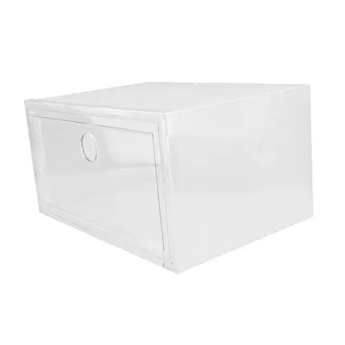 Produktbild: Warmhm Schuhaufbewahrungsbox 34x18x25cm Sneaker-hülle Cabilok-behälter Starke Kapazität Home Schuhe Organizer 1pc