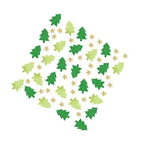 Produktbild: Warmhm 1 Blatt Weihnachtsbaum Fenster Haftet Weihnachtsaufkleber Für Den Kühlschrank Weihnachtsmann-fensteraufkleber Weihnachtsaufkleber Für Scrapbooking Wandaufkleber Vitrine Entfernbar