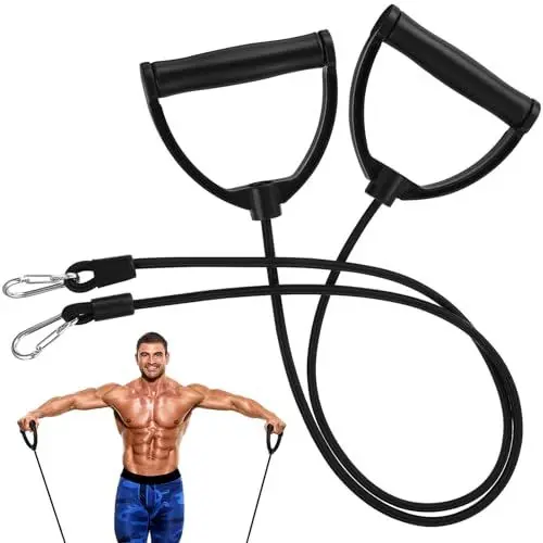 Produktbild: Warmhm 1 Paar Fitness-Stepper-Widerstandsbänder Multifunktions-Fitness-Pedal-Puller-Widerstandsübungsgürtel Stepper-Zugbänder