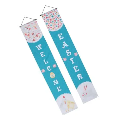 Produktbild: Warmhm Ostern Decor Front Tür Banner Outdoor Tür Flagge Für Ostern Party Dekorationen