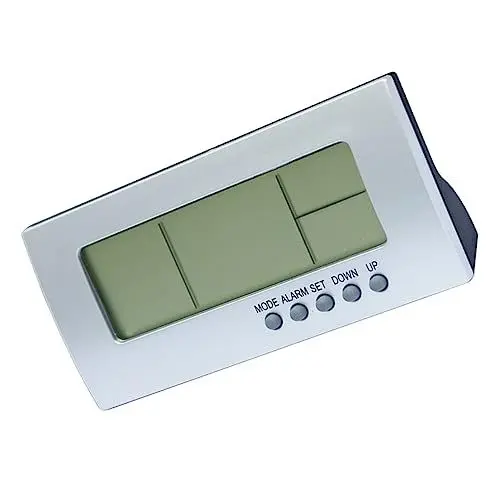 Produktbild: Warmhm 1 STK Temperaturwecker Geräuschlos Mini-Wecker Digitaluhren Tischuhr Tischuhren Mini-Uhr Mini-Digitaluhr Stummschaltung Temperaturuhr Desktop-Studenten Bauchmuskeln