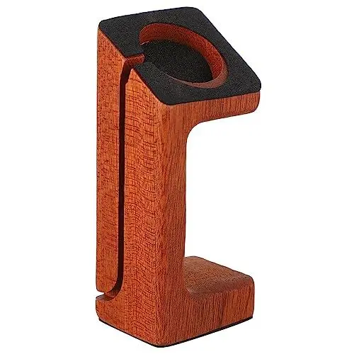 Produktbild: Warmhm Eleganter Uhrenständer Aus Holz für Die Uhr Smart Watch Vitrine Holzschmuck-Organizer Basis Uhrenhalter Stabile Unterlage