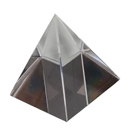 Produktbild: Warmhm 1stk Glaspyramide Kristallprisma Kristallpyramide Prisma Preis Rosa Popcorn-Boxen Dreieckiges Prisma Aus Optischem Glas Kristalle Baby-schutzhelm Nrg Prisma Schreibtisch Schmücken