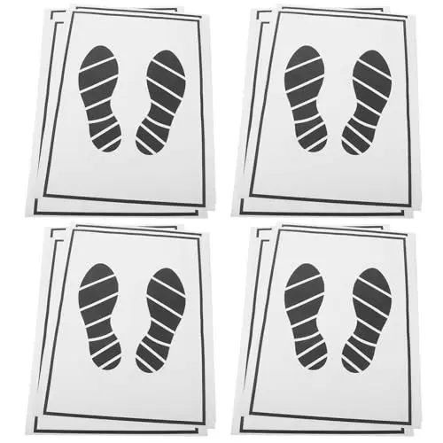 Produktbild: Warmhm 25 Stücke Papier Auto Fußmatten Einweg Papier Fußmatten Für Fahrzeug Auto Bodenschutz Matten Papier Fußmatten Auto Große Bodenmatte Papier Auto Bodenmatte