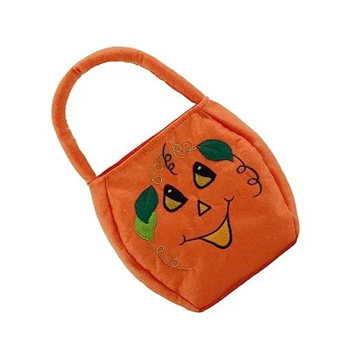 Produktbild: Warmhm 2St Halloween-Einkaufstasche Süßigkeitentüten für Halloween Plüsch-Halloween-Korb halloween kinder halloween tasche für süßigkeiten Halloween-Geschenktüte Partygeschenk