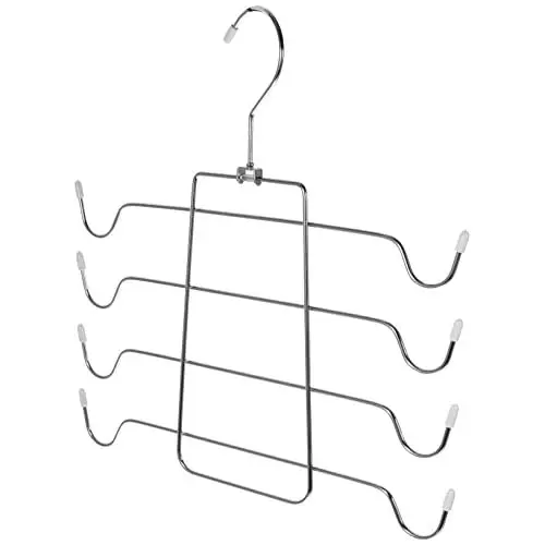 Produktbild: Warmhm 2St Sling-Aufhänger trockenautomat dryers kleiderstander kleiderbpgel Kleiderständer BH-Aufhänger für Schrankorganisatoren Frauen-BH-Aufhänger Kleiderbügel für Tanktops Chrom Grey