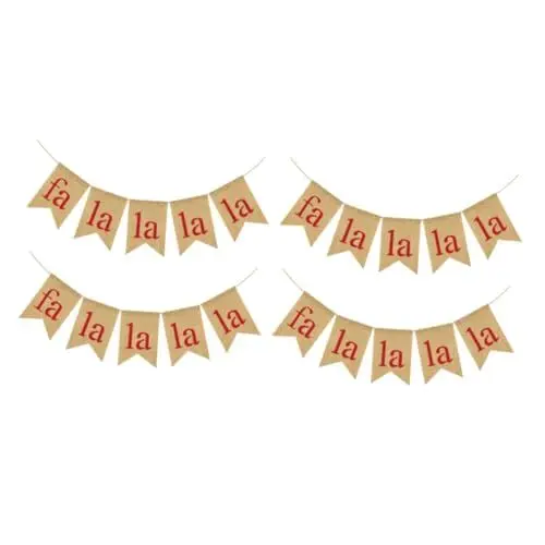 Produktbild: Warmhm 2St weihnachtsdeko Party Ammer weihnachtsbriefbanner Mantelbanner Flaggen Weihnachtskamin Flagge ziehen Girlande-Ornament Foto Kranz Latte-Kunst Ziehen Sie die Flagge Requisiten