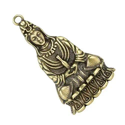 Produktbild: Warmhm 2 Stück Buddha Statue Anhänger Kuan Figur Schlüsselanhänger Anhänger Buddha Anhänger Schlüsselanhänger DIY Anhänger Religiöser Anhänger Auto Anhänger Buddhistischer