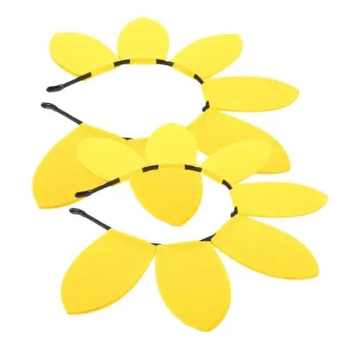 Produktbild: Warmhm 2st Sonnenblumen-stirnband Party-haarreifen Sonnenblumenkostüm Für Erwachsene Sonnenblumen-kopfbedeckung Stirnband Mit Blütenblättern Erwachsener Liebhaber Kunststoff