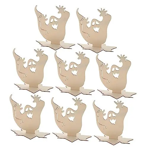 Produktbild: Warmhm 32 Stk Hölzerner Geisterkerzenhalter Halloween-Requisitendekorationen Halloween-Partydekoration halloween kerzenhalter halloween kerzenständer Festival-Kerzenhalter Teelichthalter