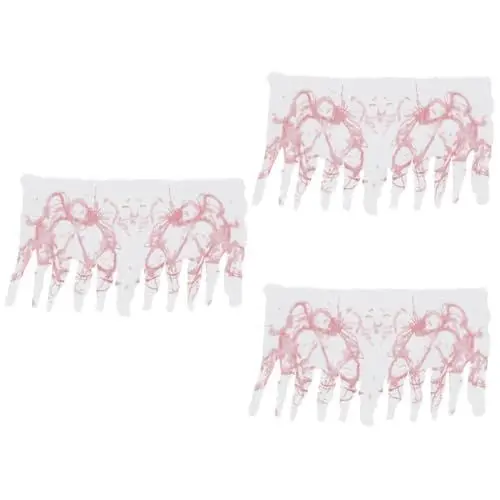Produktbild: Warmhm 3St Blutschleier-Tischdecke Halloween tischdecke Halloween Table Cloth Halloween Horror-Halloween-Tischdecke Halloween-Tischdekorationen tischdecken Halloween- -Tischdecke