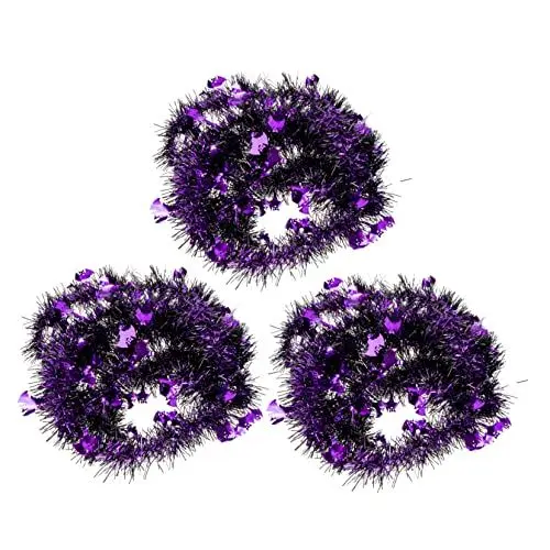Produktbild: Warmhm 3St Halloween-Dekorationen Halloween atmosphäre Halloween gartendeko swor Mond hängende Dekoration Halloween-Hintergrund Lametta Halloween-Ornamente Halloween-Girlande das Haustier