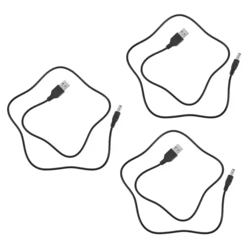 Produktbild: Warmhm 3St Ladekabel für den Mülleimer Intelligentes Mülleimer-Ladegerät USB-Ladekabel VA USB Ladekabel USB Schnellladung Ladekabel DC-Buchse-Ladekabel DC-Ladekabel für Mülleimer Plastik