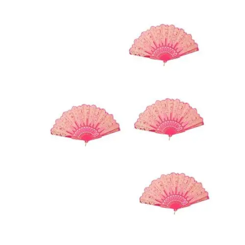 Produktbild: Warmhm 4 Stück Faltfächer Handfächer Retro Tanzparty Fächer Requisite Chinesischer Stil Fächer Retro Handfächer Faltbarer Tanzfächer Chinesischer Neujahrsfächer Handfächer Für